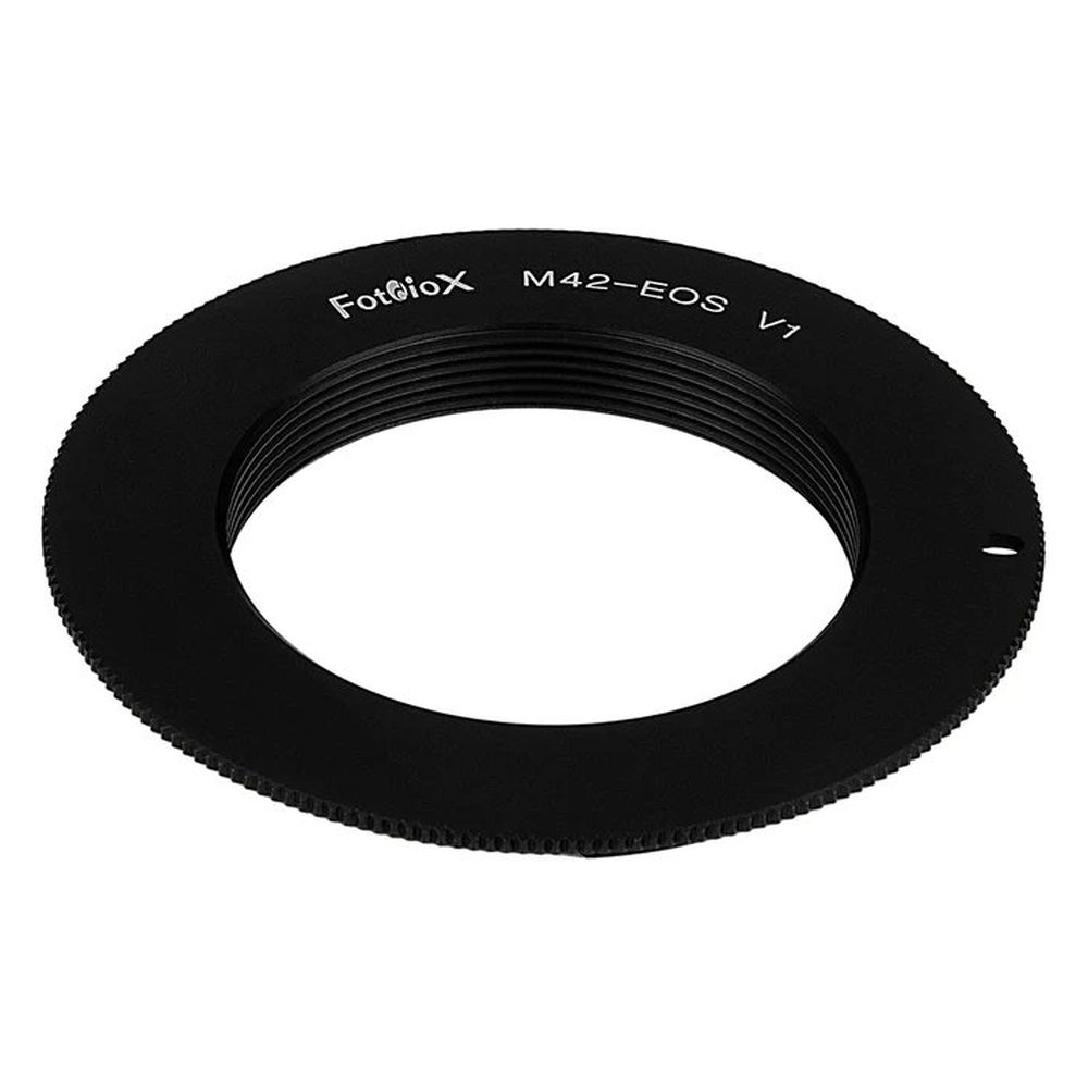 Fotodiox Lens mount adapter - M42 Type 1 screw mount SLR lens to Canon EOS (EF, EF-S) mount SLR camera body